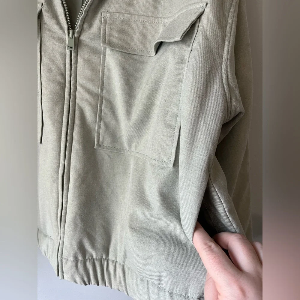 Target A New Day light green padded fall essential woman’s jacket size large - Picture 2 of 6